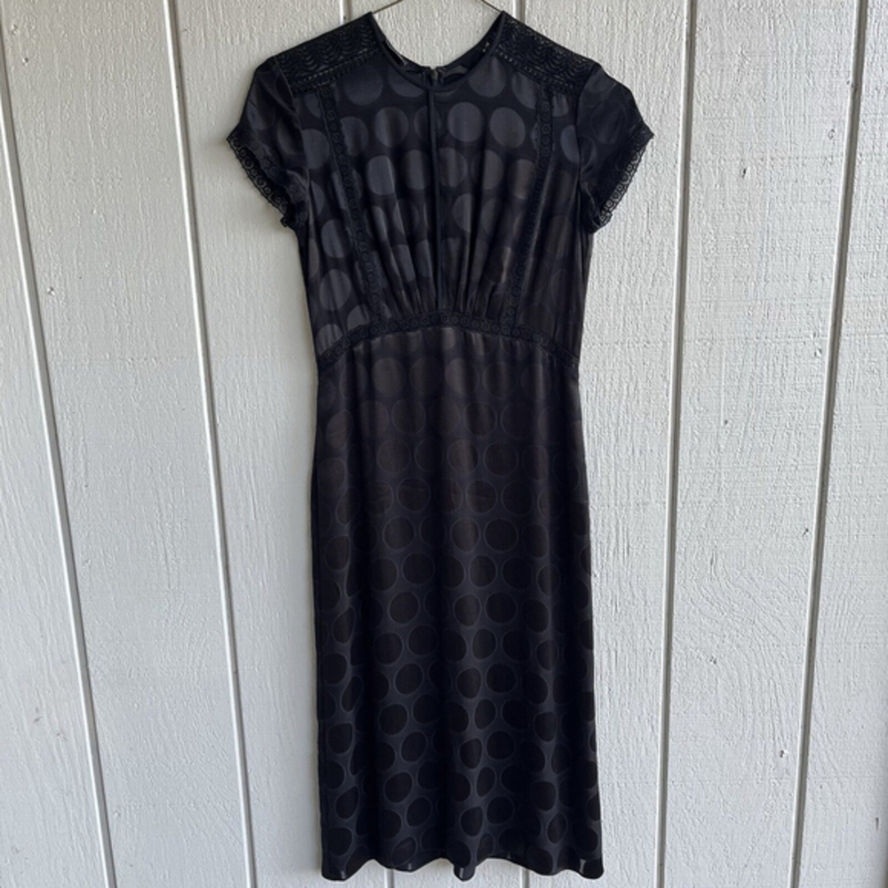 Yigal Azrouel Black Midi Dress
